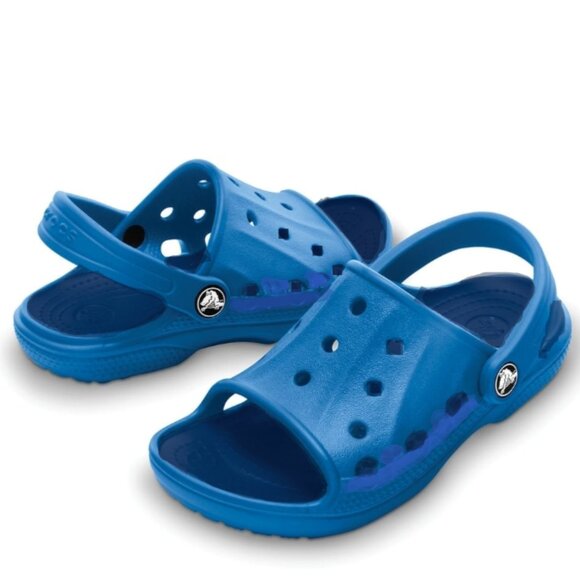 Brand New RARE Kids' CROCS Baya 2-Tone Slide Sandals - Picture 1 of 9